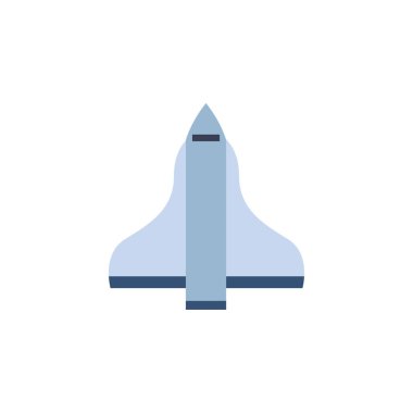 uzay roketatar düz biçim simgesi