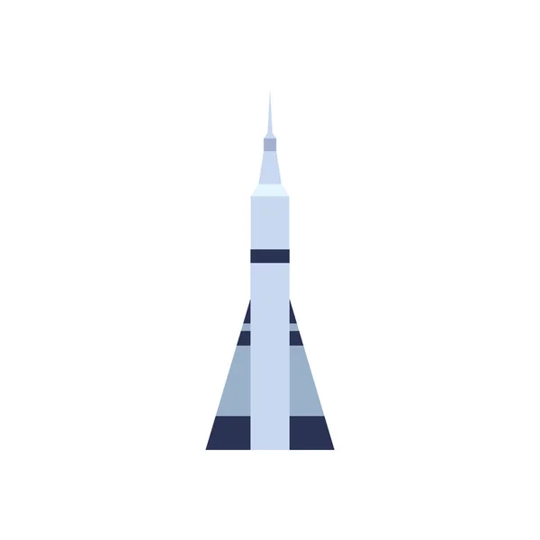 Space shuttle flat style icon — 스톡 벡터