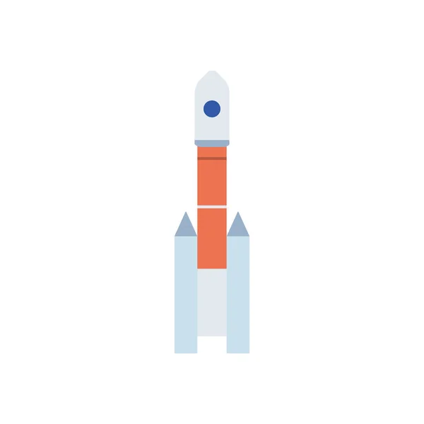 Space shuttle flat style icon — 스톡 벡터