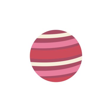 uzay gezegeni düz biçim simgesi