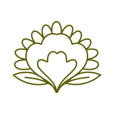 flower nature plant line style