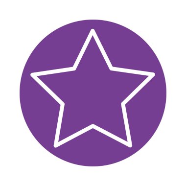 yıldız beş köşeli blok biçimi simgesi