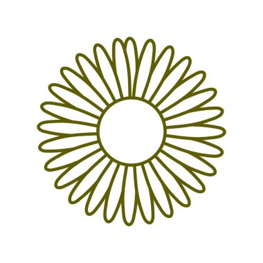 flower nature plant line style