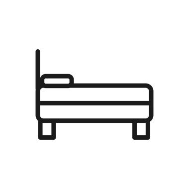 Yatak yan yatağı yastıkla rahat yumuşak tekstil tasarımı