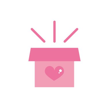 Sevgililer günün kutlu olsun. Aşk kartı dekorasyonu. Pembe tasarım.