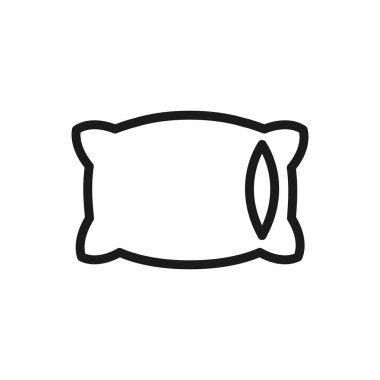 Yatak konforlu yumuşak tekstil yastık doğrusal tasarımı