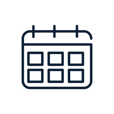 saat takvimi hatırlatıcı doğrusal tasarım