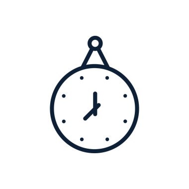 asma zamanı saat doğrusal tasarımı