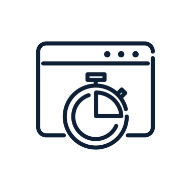 saat kronometre hız web sitesi doğrusal tasarımı