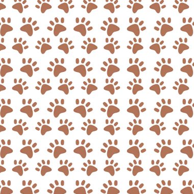 background paw animal decoration pattern