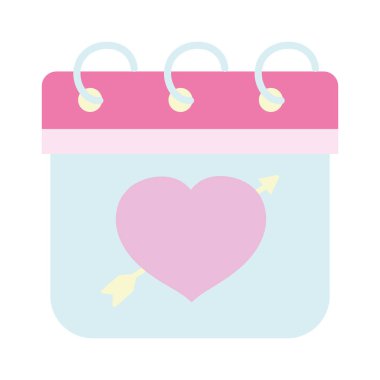 Sevgililer günün kutlu olsun, takvim kalp aşkın hatırlatıcı tarihi romantik