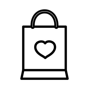 Sevgililer günün kutlu olsun, alışveriş torbası.