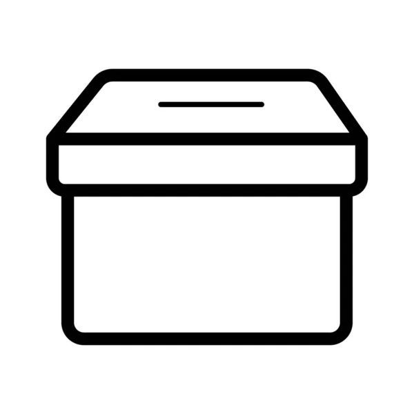 Коробка со слотом для пожертвований — стоковый вектор
