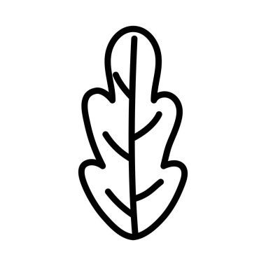 Yaprak yaprakları bitkisel ekoloji doğa ikonu