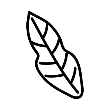 Yaprak yaprakları bitkisel ekoloji doğa ikonu