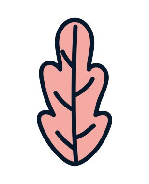 Yaprak yaprakları bitkisel ekoloji doğa ikonu