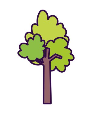 yeşillik ağaç yaprağı doğa ekoloji ikonu