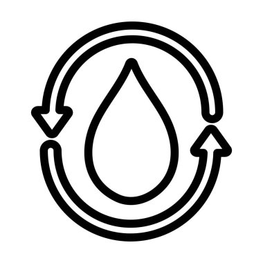 water drop liquid save ecology environment icon