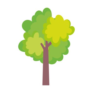 yeşillik ağaç yaprağı doğa ekoloji ikonu