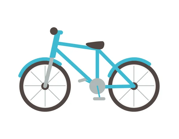 Bicicleta de transporte ícone equipamento de recreação —  Vetores de Stock