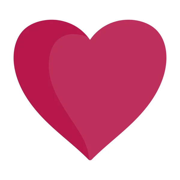 Glücklicher Valentinstag, Liebe Herz romantische Leidenschaft — Stockvektor