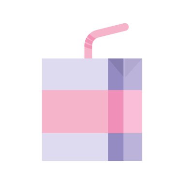 saman simgesi beyaz arkaplanlı meyve suyu kutusu