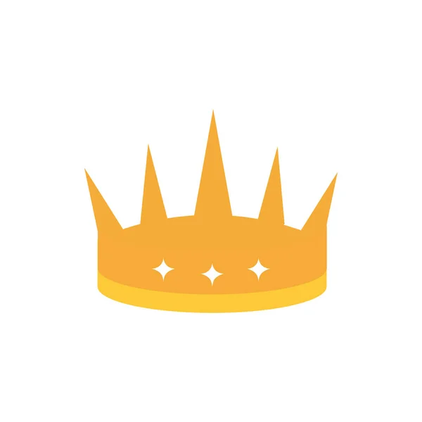 Coroa de ouro monarca jóia realeza —  Vetores de Stock