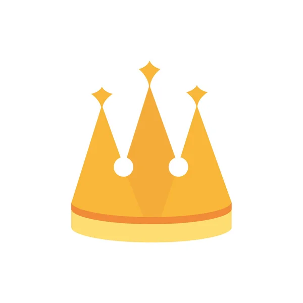 Corona monarca joya tesoro lujo — Vector de stock