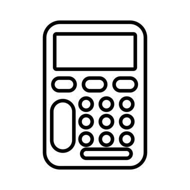 Okul eğitimi matematik hesap makinesi arz simgesi