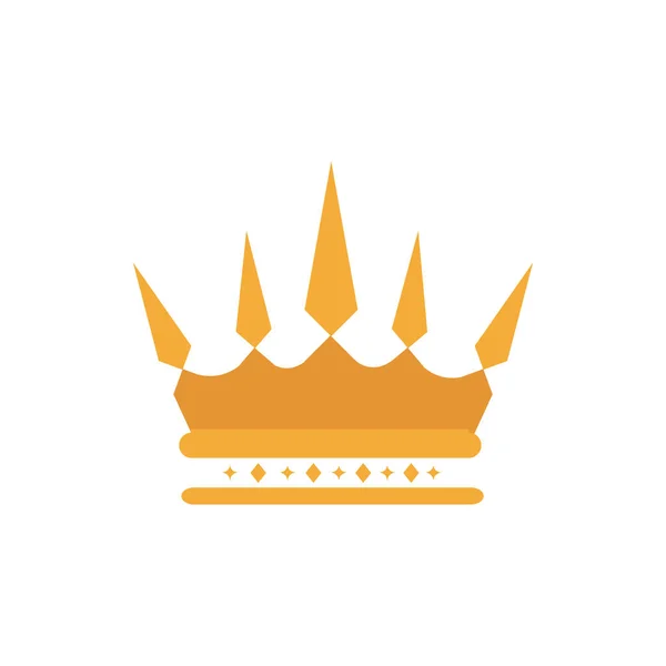 王冠の君主の宝石王族の紋章 — ストックベクタ
