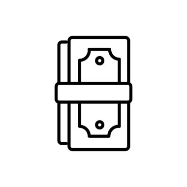 İş banknotları nakit para hattı tasarımı