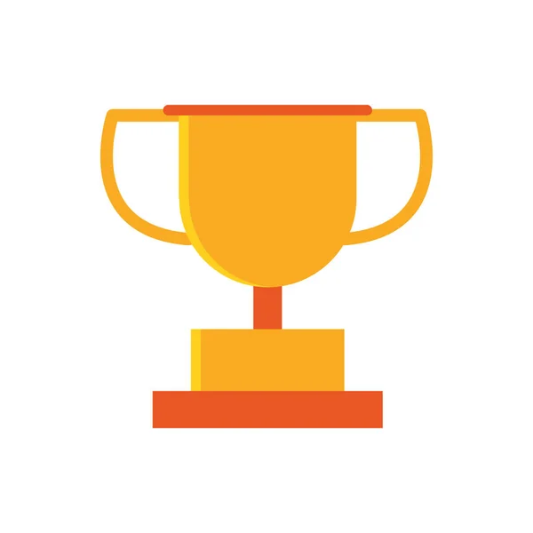 Trofeo de oro ganador de la escuela de educación icono de diseño — Vector de stock