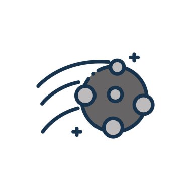 Ay kraterleri gökyüzü astronomisi ve uzay