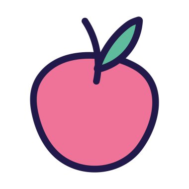 apple fresh fruit nutrition diet icon