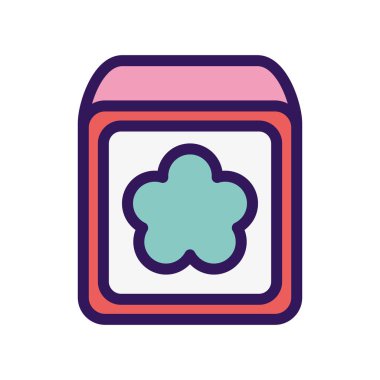 kids toy, cube block icon design