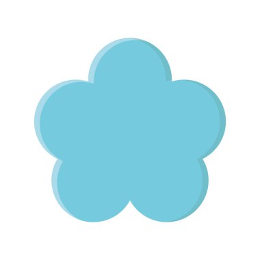 cute flower decoration cartoon icon design