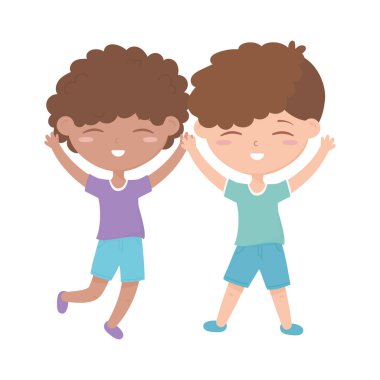 happy childrens day, little boys celebration emotion party