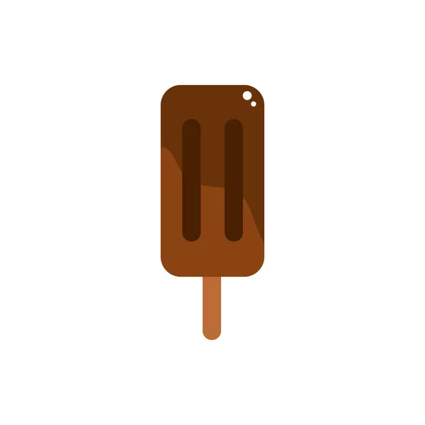 Chocolate helado dulce confitería snack alimentos dulces — Vector de stock