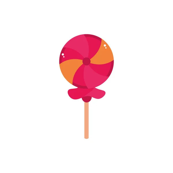 Wrapped lollipop sweet confectionery snack food candy — Stok Vektör