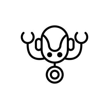 robot with wheel mechanical technology artificial linear design