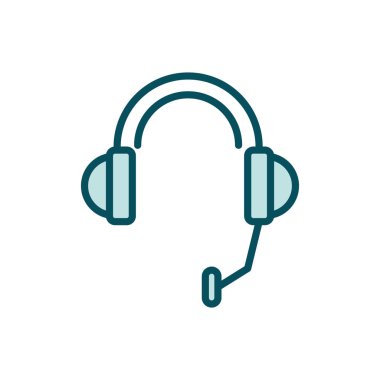 kulaklık mikrofon sesi sosyal medya hattı ve doldur