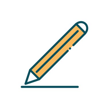 Tasarımcı kalem sosyal medya satırı ve doldur