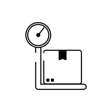 Ölçekli lojistik kargo teslimat hattı biçiminde karton kutu