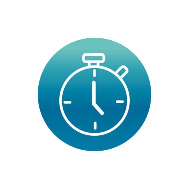 office stopwatch timer clock supply block gradient style icon