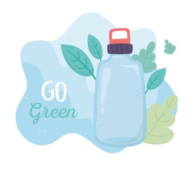 go green bottle foliage environment ecology