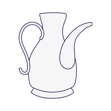 Kettle mutfak çatal bıçak simgesi tasarım biçimi