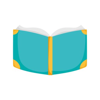 Okula açık kitap okuma bilgi simgesini öğren