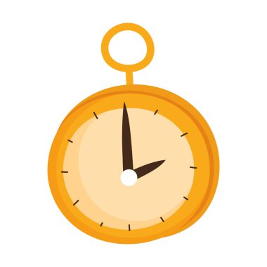 vintage pocket clock accessory icon