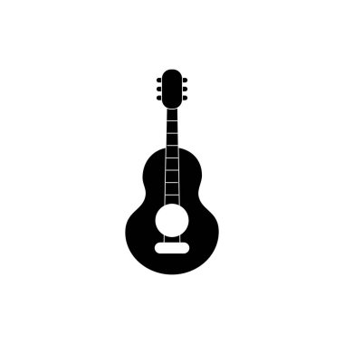classic guitar string instrument melody sound music silhouette style icon