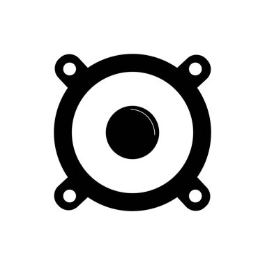 musical bass speaker melody sound music silhouette style icon